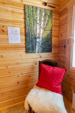 Шале Hirsi - The White Blue Wilderness Lodge Кааманен Дом для отпуска-13
