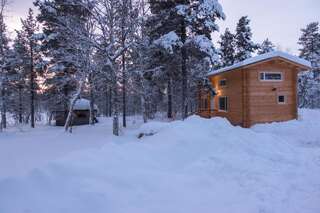 Шале Hirsi - The White Blue Wilderness Lodge Кааманен Дом для отпуска-19