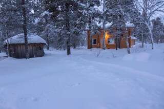 Шале Hirsi - The White Blue Wilderness Lodge Кааманен Дом для отпуска-25